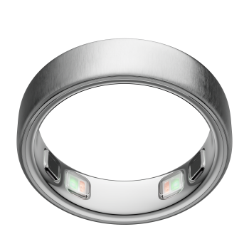 Oura Ring 5 - Brushed Silver Smart Ring